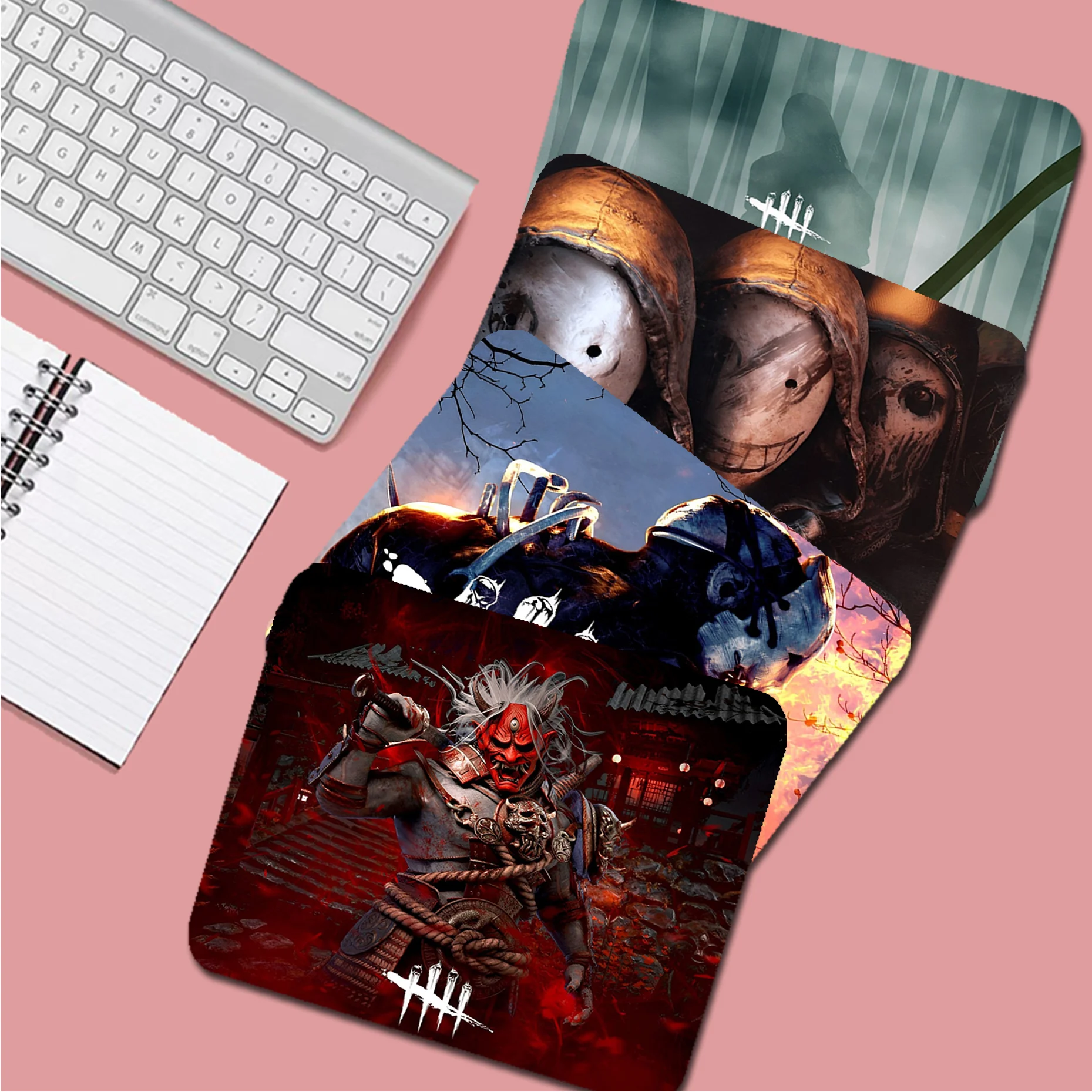 D-Dead-By-D-Daylight Mousepad Small Office Computer Desk Mat Tastiera Da Tavolo Tappetino Per Mouse Grande Cuscino Per Laptop Deskpad Home Decor