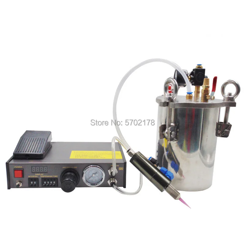 BY-52A Automatic Digital Display Dispenser Resin Dispenser 1L Stainless Steel Pressure Tank