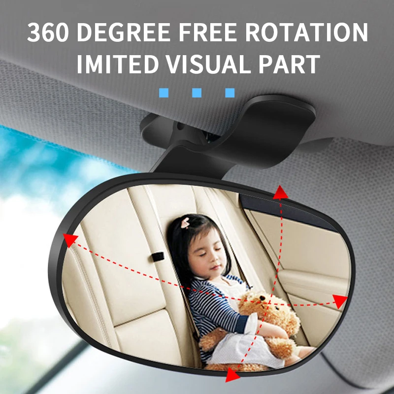 Rearview Mirror Car Seat Mirror For Non Adjustable Headrest Mirror