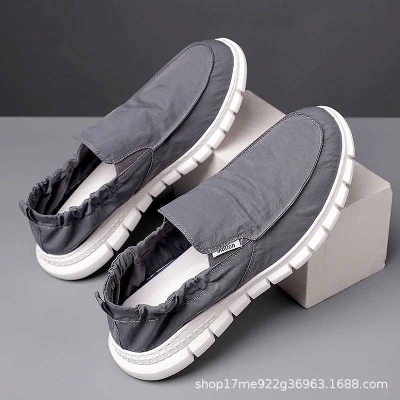 

En Casual Sneakers Breathable Loafers Sneakers 2023 New Fashion Comfortable Flat Handmade Retro Leisure Loafers Shoes Men Shoes