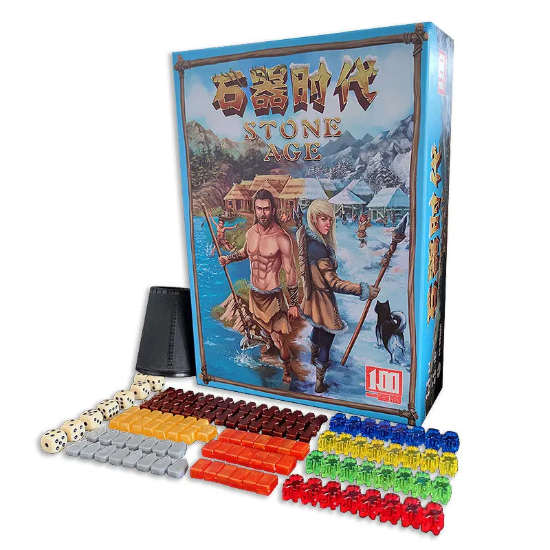 Stone age board gameSuper classic Germany gioco da tavolo STONE AGE tabs  versione cinese - AliExpress