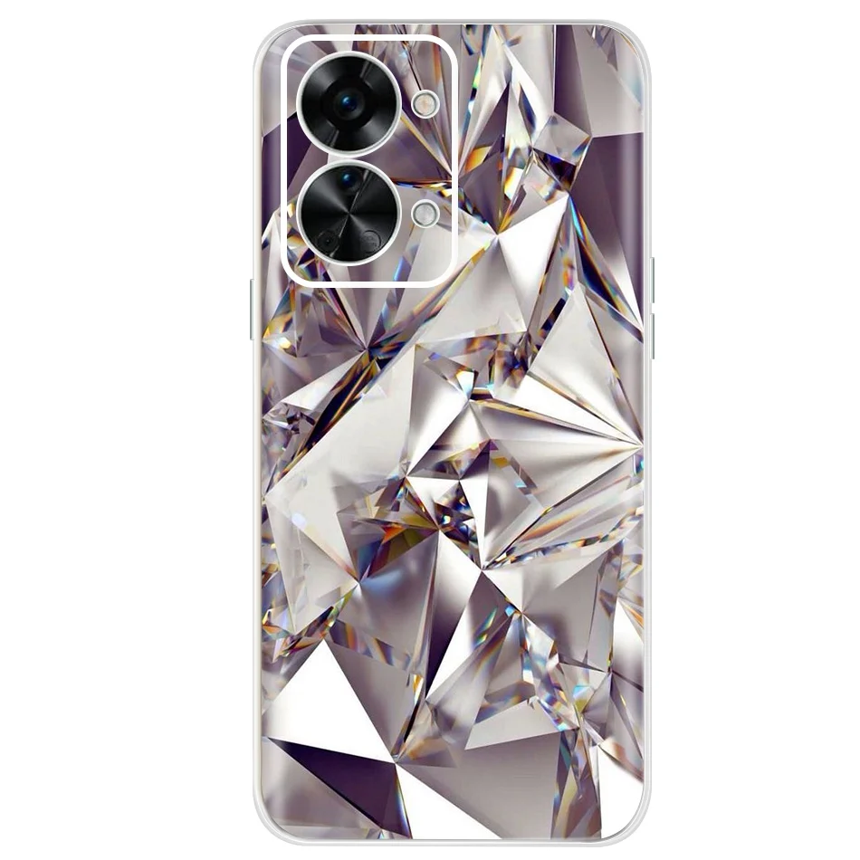Stylish Painted Soft Silicone Clear TPU Phone Case Cover with Bumper Protection
