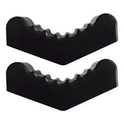 Universal Car Lift Jack Stand Rubber Pad - Safeguard Adapter for Secure Lifting & Repair (Black)