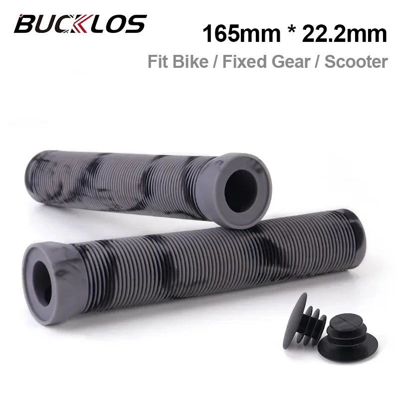 

Bike Scooter Handlebar Grips Extended Rubber Bicycle Handle Covers Thickened Non-slip Bike Cuffs Shock-absorbing Soft Grip
