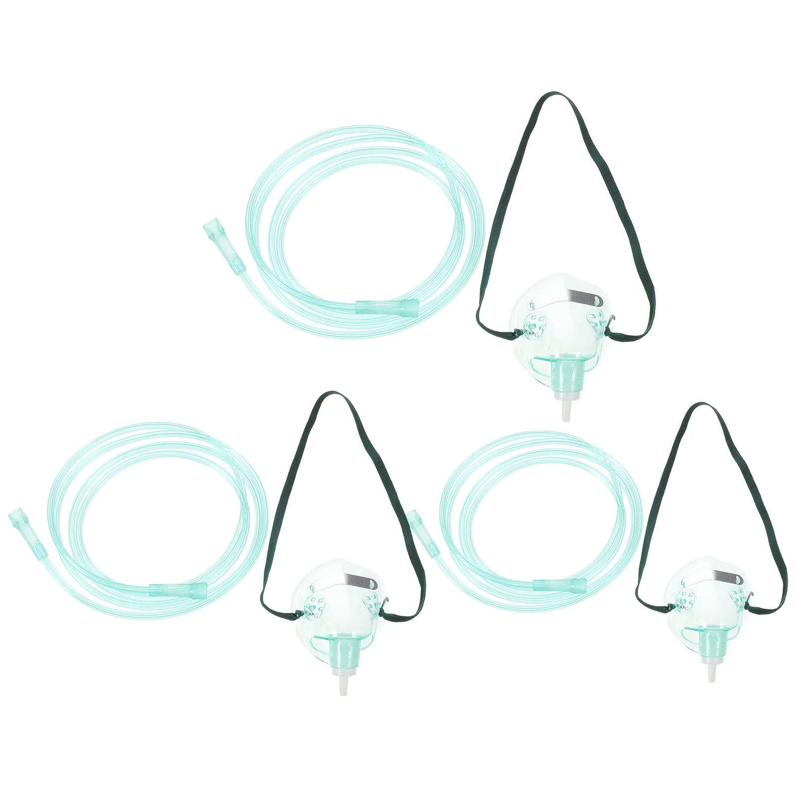 

3 комплекта маски для лица респираторная для лица Регулируемая дыхательная лампа для взрослых эластичная портативная трубка