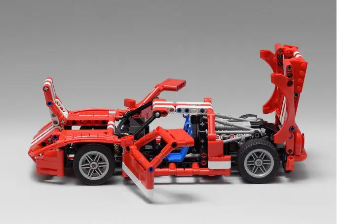 클래식 MOC-42772 GT (1:16) 슈퍼 레이싱 빌딩 블록 모델, 성인 및 어린이 명절 선물, 신제품