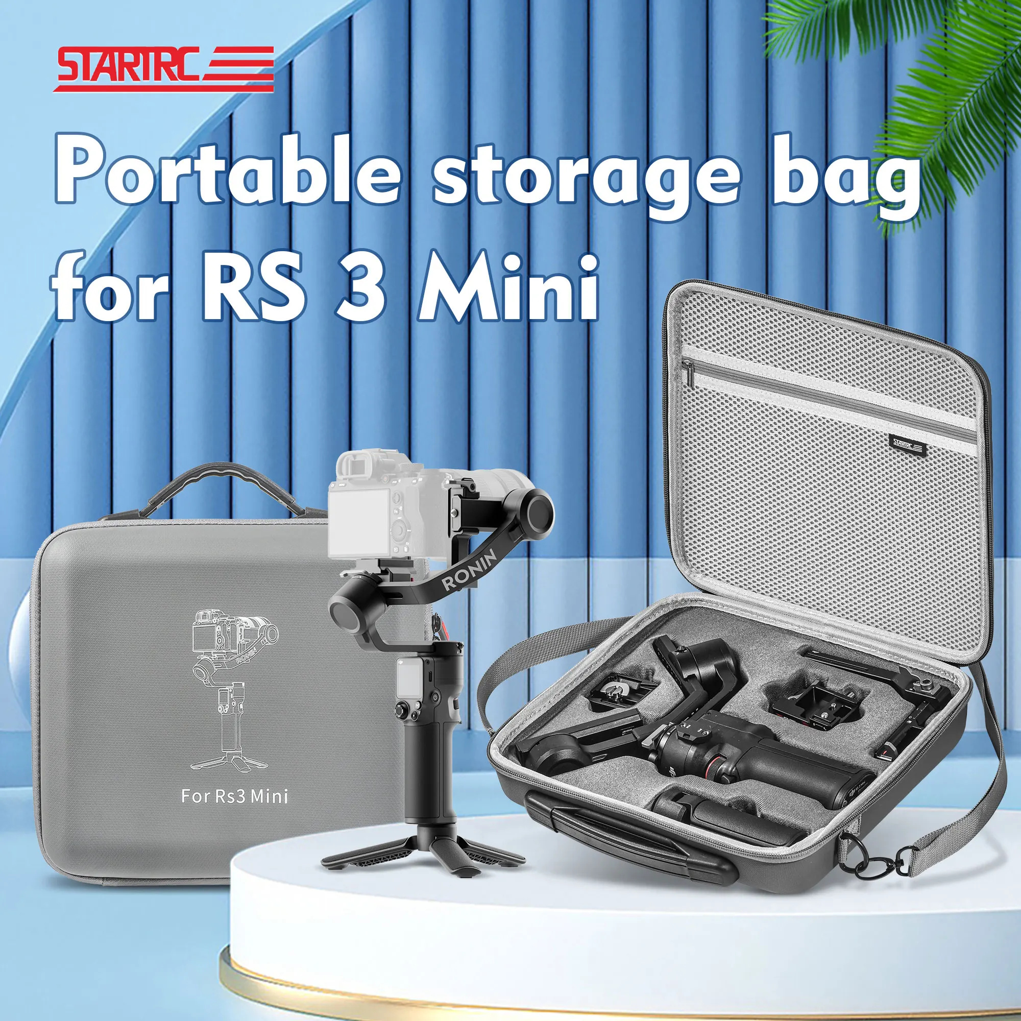 Camera Accessories Portable Carrying Case Shoulder Bag for DJI RS3 Mini Accessories Storage Case PU Handbag camera accessories action camera accessories handheld gimbal accessories