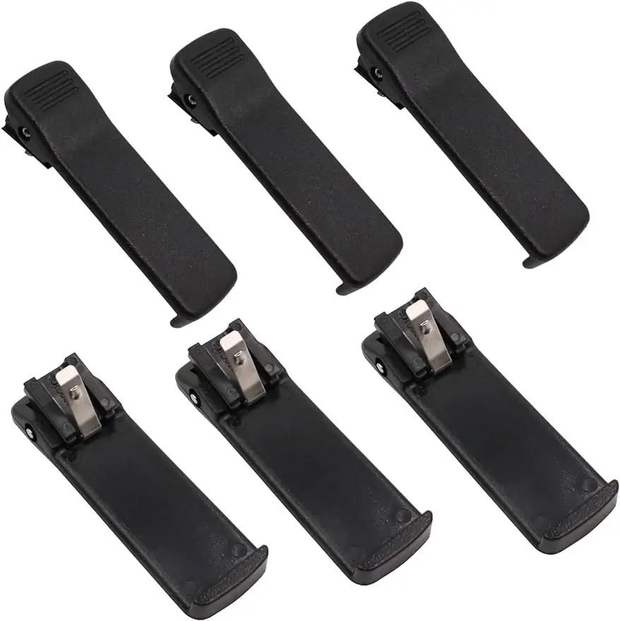 Lot De 10 Clips Ceinture Pour Talkie-walkie Motorola – Compatible CP, GP, DP Series Et Autres