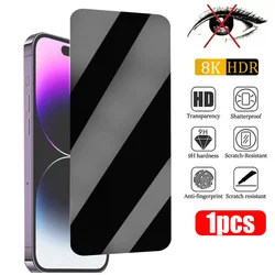 1PCS Anti-Spy Glass for iPhone 15 14 13 12 11 Pro Max Mini SE 2020 2022 Privacy Screen Protector For iPhone  X XS XR 7 8 6 Plus