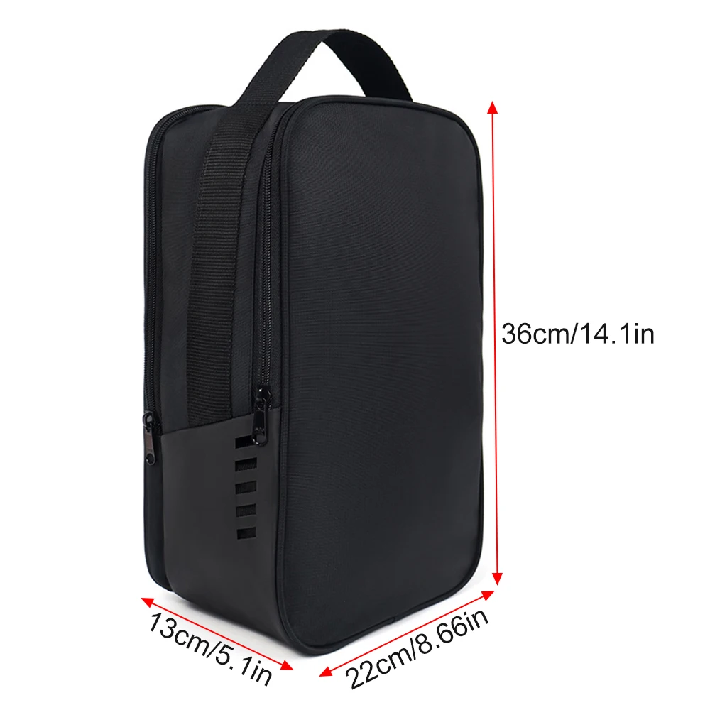 Waterproof Shoe Bag with Zipper Durable Shoe Organizer for Sports Ideal for Sneakers Golf Soccer Dance Shoes 1PCS