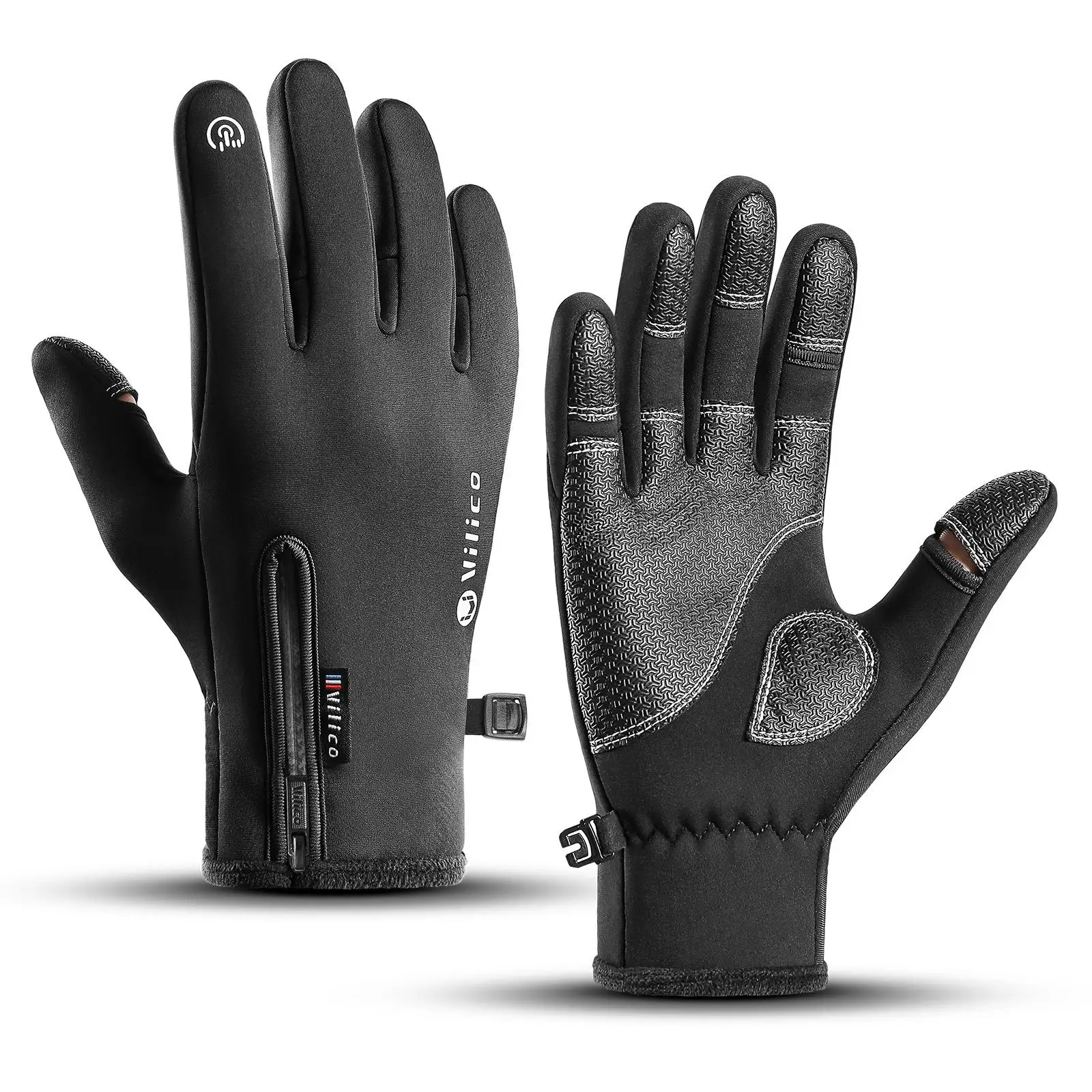 Warm Gloves Motorcycling Gloves Touch Screen, Portable Comfortable Winter Gloves