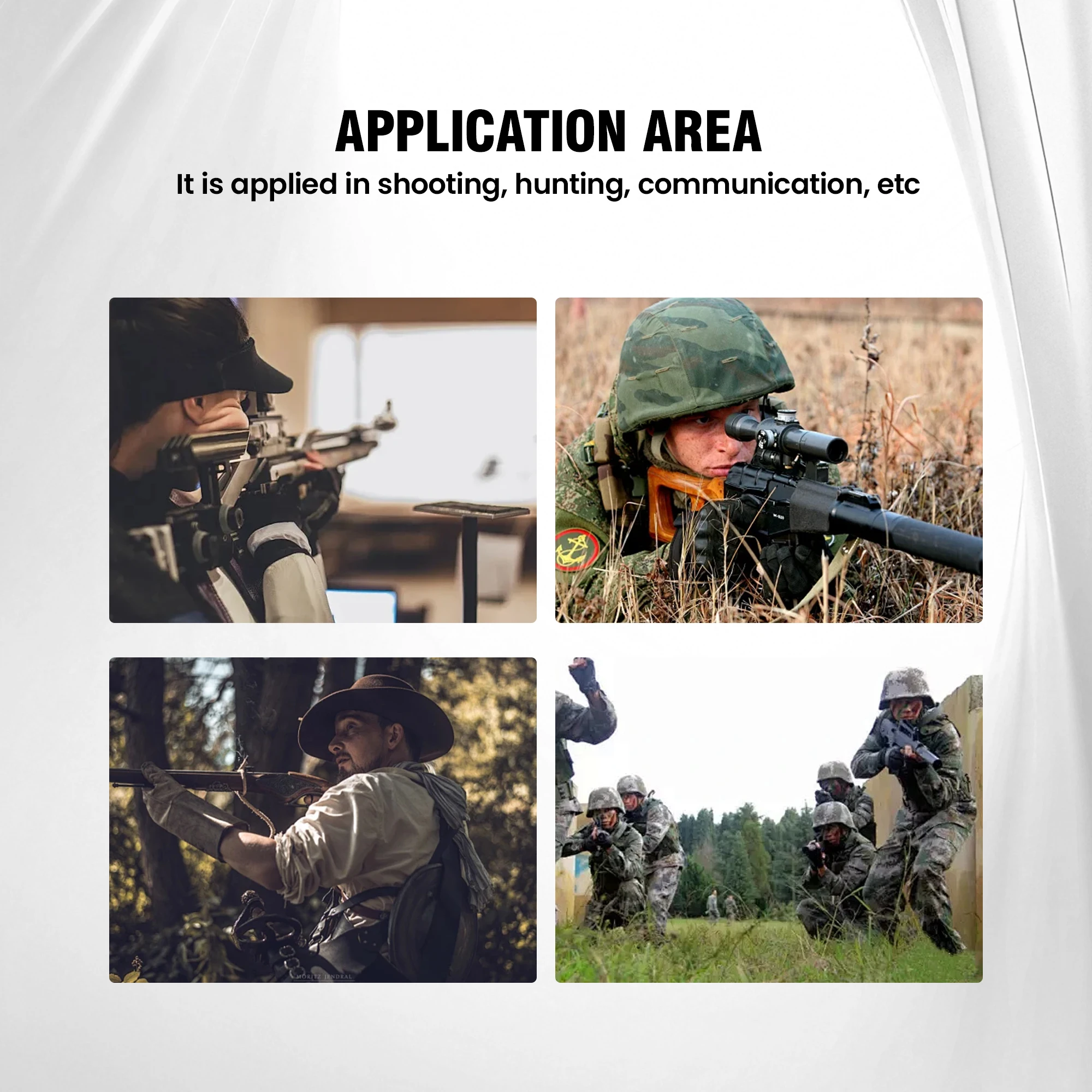 ARM NEXT tactical headset  anti-noise earplugs noise-cancelling for shooting hearing protection NRR27dB view 5