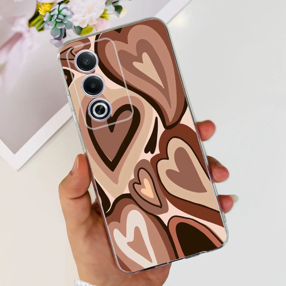 Luxury Flowers Painted Soft Silicone Phone Case - Elegant Bumper Cover