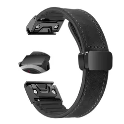 Premium Leather Watchband Accessories, Quickfit Strap - Quickfit 22mm (3)