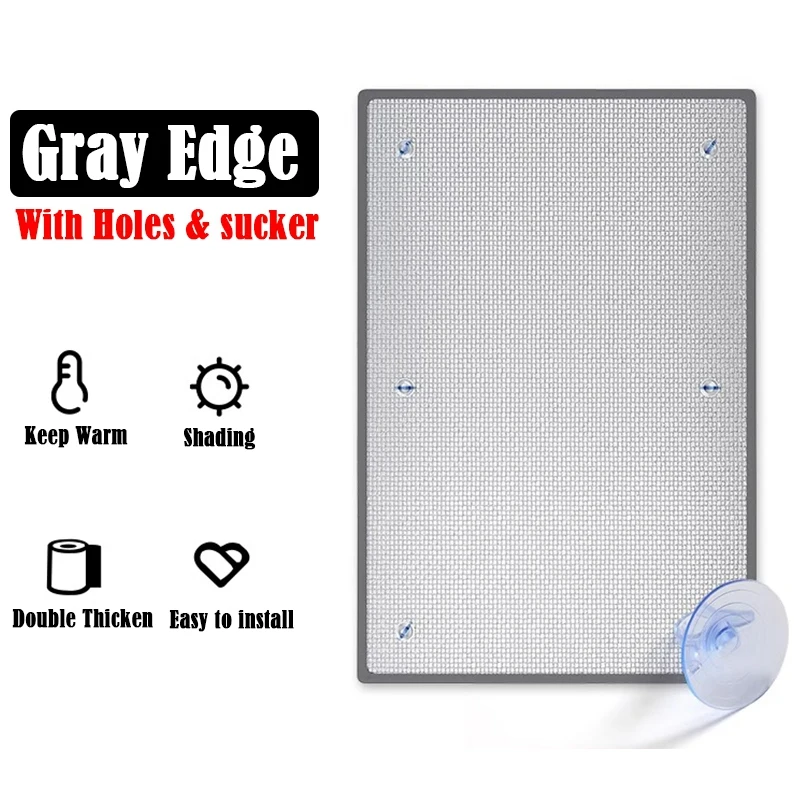 Description Picture 4 of itemHome Window Sunshade Screen Anti-UV Reflective Aluminum Foil Shading Pad Sunshine Room Keep Warm Sun Protective Board