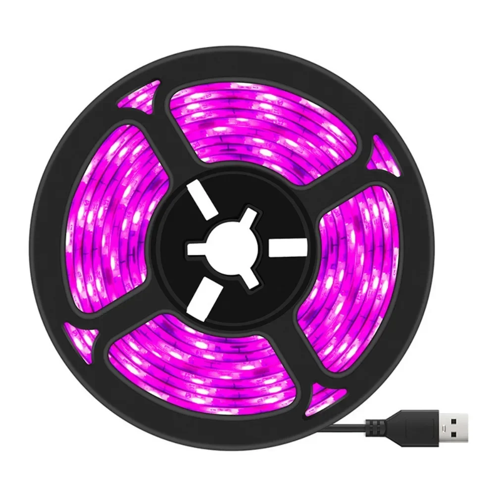 LED Plant Grow Strip 0.5/4/5M,USB Full Spectrum Waterproof Cuttable For Potted Plants,Succulent Hydroponics Plant Strip Light
