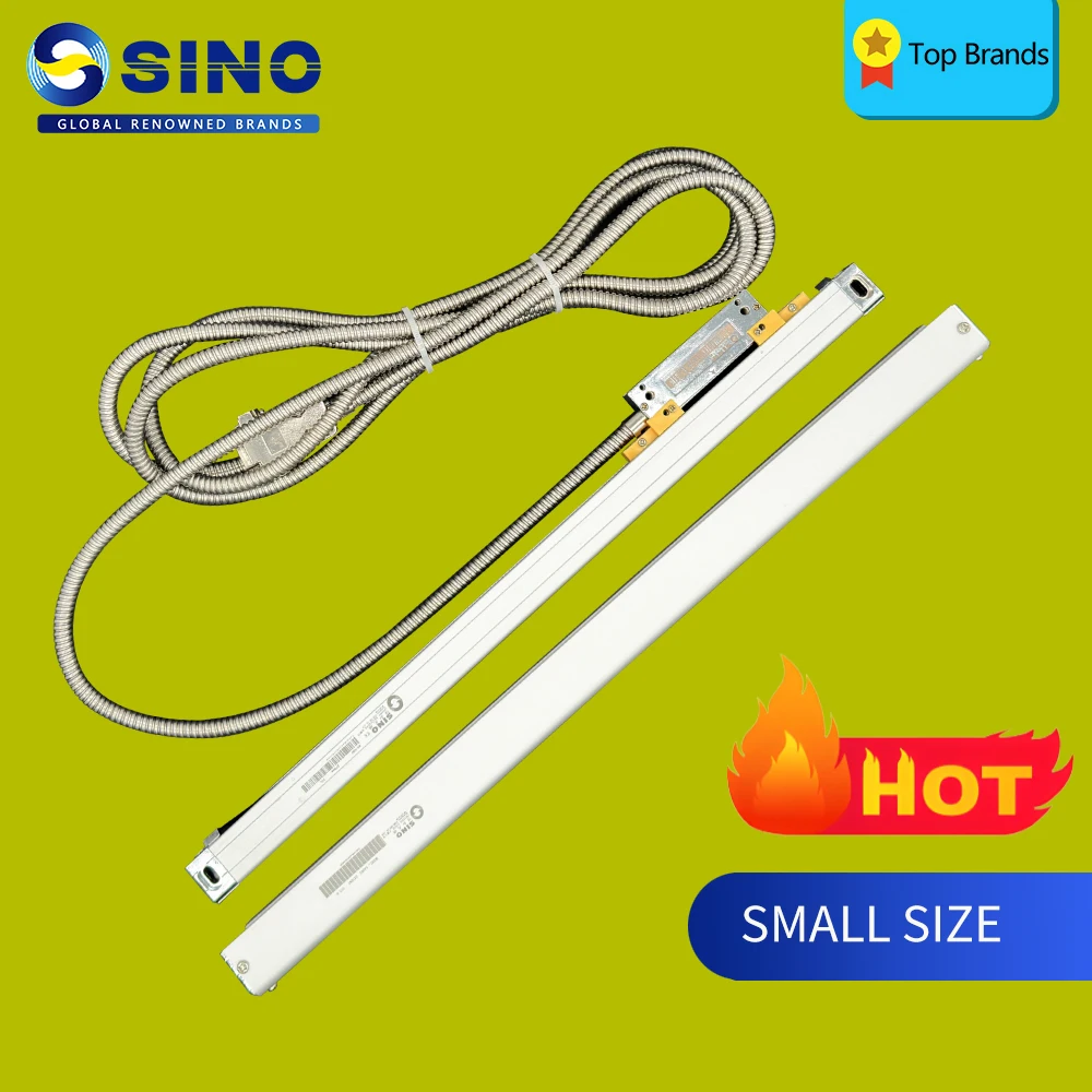 

SINO Slim Linear Scale Original Optical Grating Ruler KA-500 70 120 170 220 270 320 370 420 470mm KA500 Small Linear Enceder