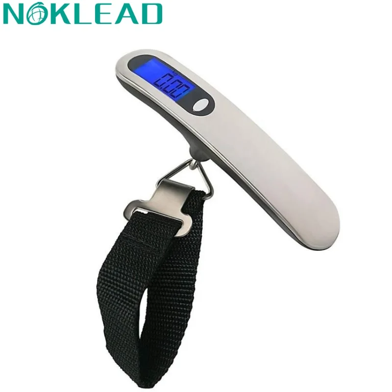 50kg 10g 휴대용 LCD 디지털 저울 전자 수하물 가방 규모 무게 균형 여행 ..