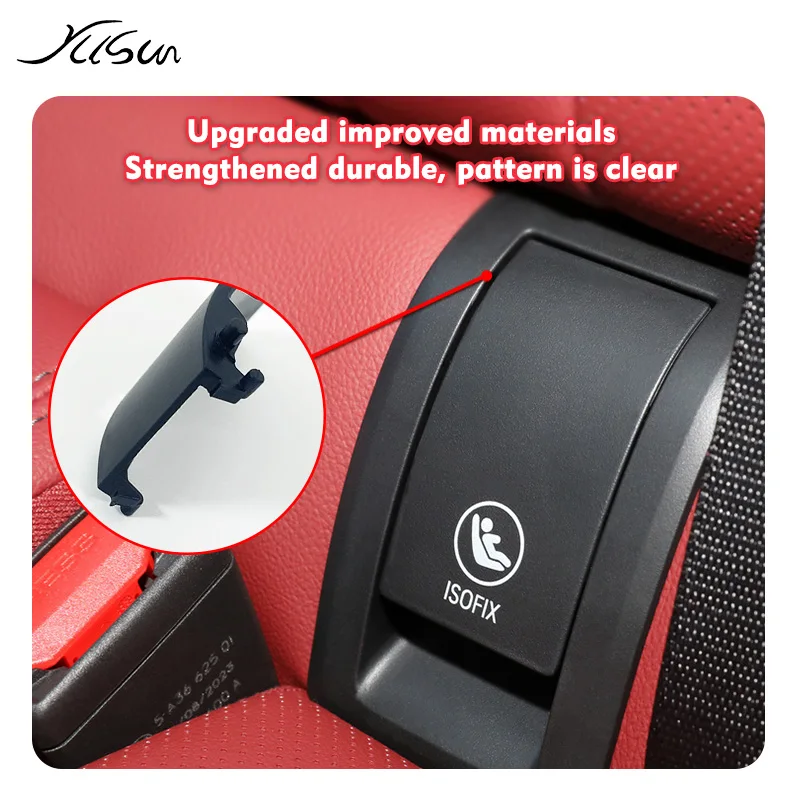 후방 어린이 좌석 앵커 안전 ISOFIX 커버 구속, BMW 3 시리즈 20-24 G20 G21 G28 G80 좌석 벤치 액세서리 2020-2024