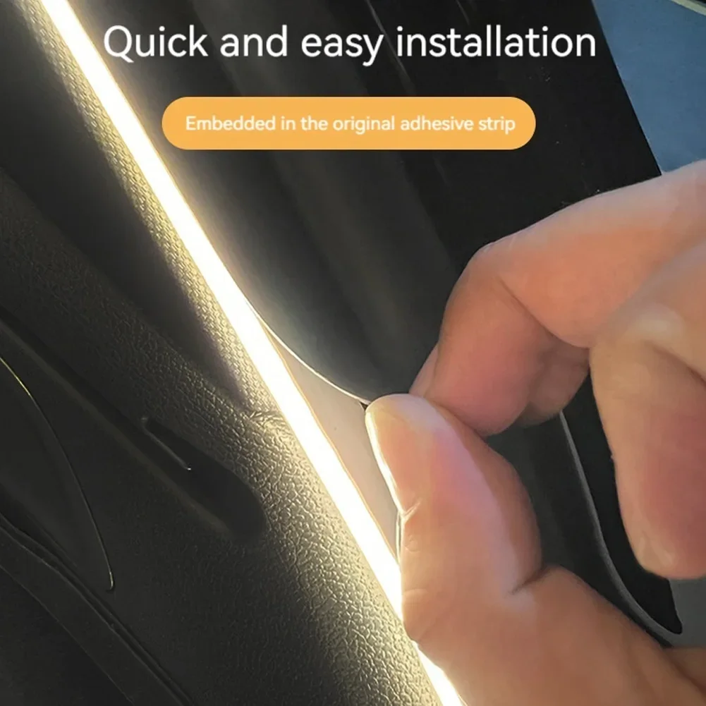 LED Dynamic Flowing Light Strip Multifunction Automatic Tail Box Light Car Trunk Ambient Lighting Strip for Truck Trunk Decor