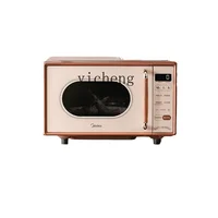 ZK frequency conversion flat microwave oven household small taste small retro microwave ovens 1