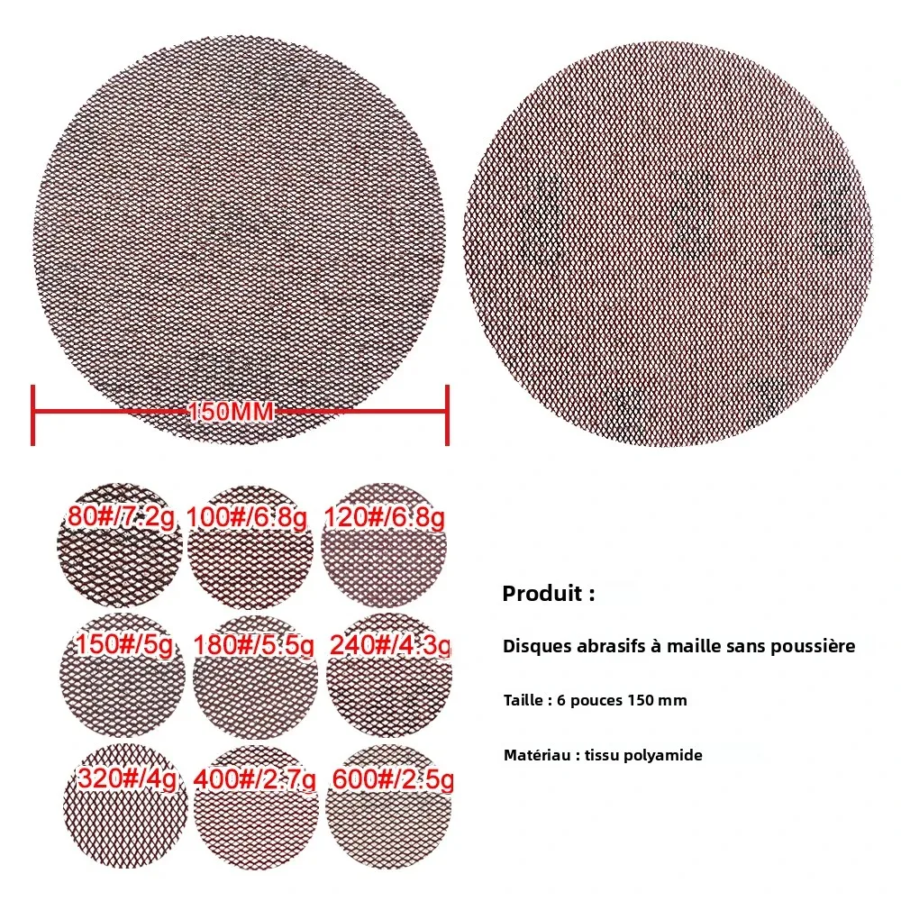 Lot de 35 Masques Anti-Poussière Chantier 100-320 Grains