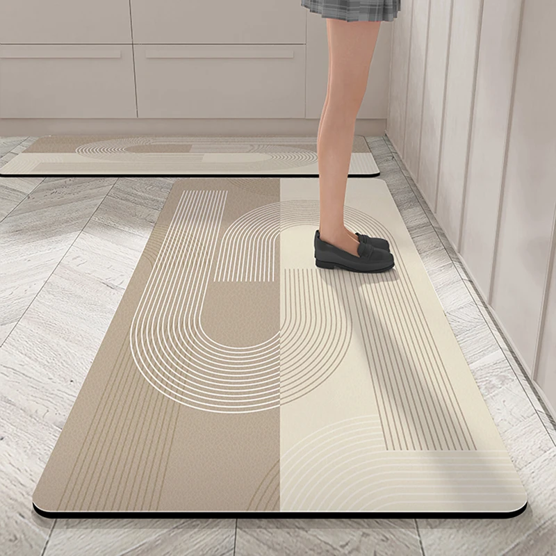 

Long Soft Kitchen Floor Mat Hallway Carpet Bathroom Entrance Doormat Anti Slip Absorbent Mats Living Room Rug High Quality