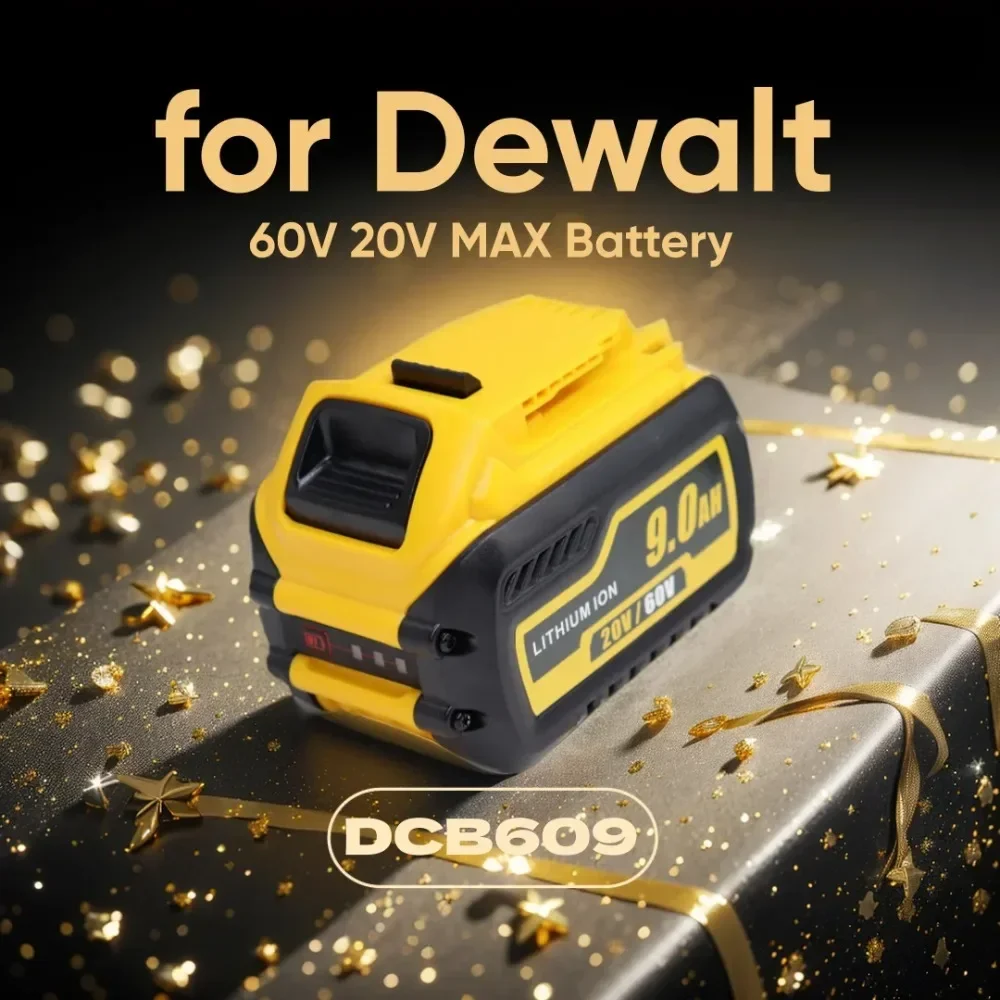 

Genuine 18V 20V 60V 9.0Ah Battery For Dewalt DCB200 DCB609 DCB205 DCB206 DCB209 DCB182 20V 6.0Ah Power Tool Replacement Battery