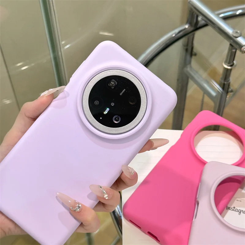 Luxury Liquid Silicone Shockproof Phone Case - Soft Protection Back Cover Coque