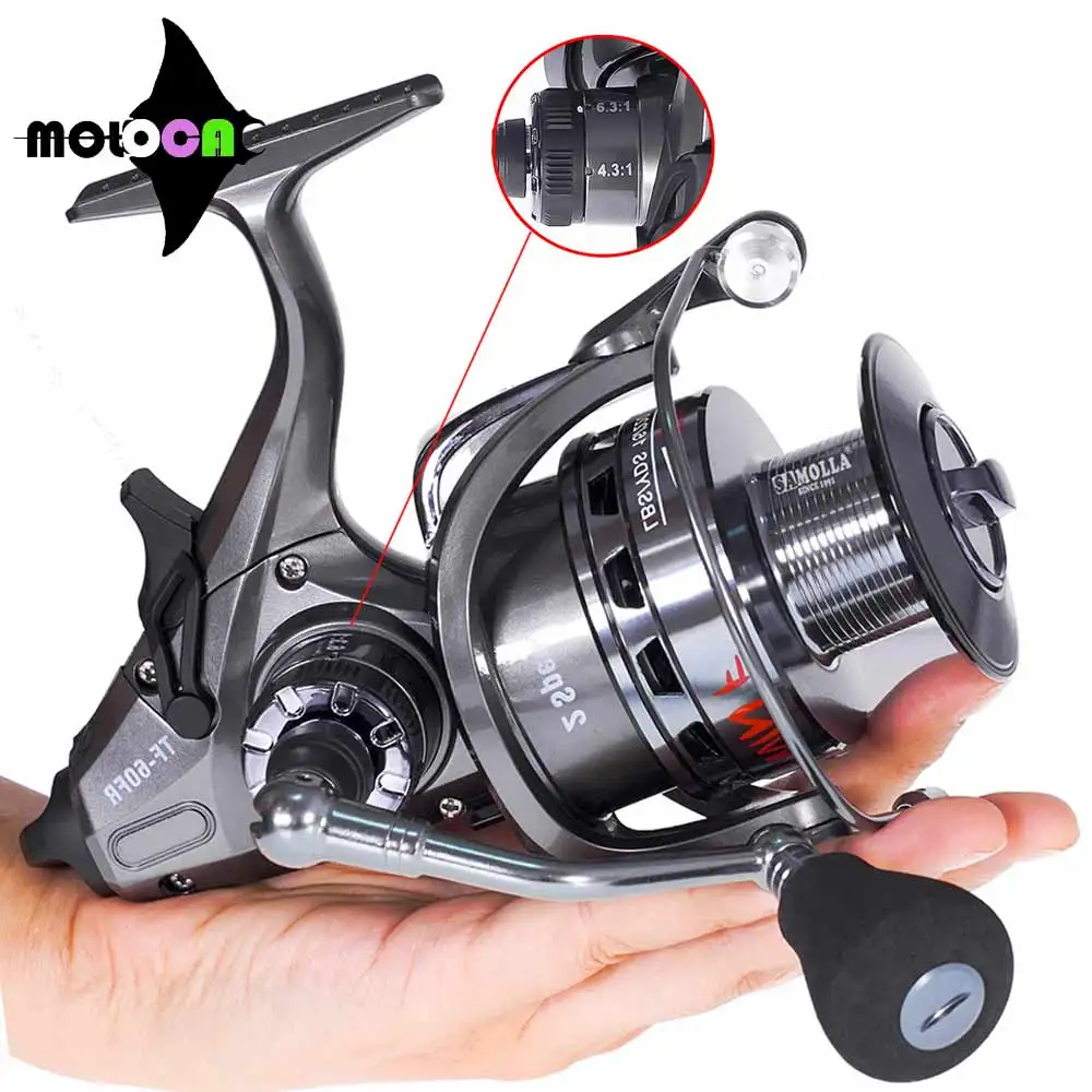 mulinello-da-pesca-doppio-freno-spinning-two-speed-63-1-43-1-drag-20kg-coil-open-face-carretilha-de-pesca-carp-molinete-equipment