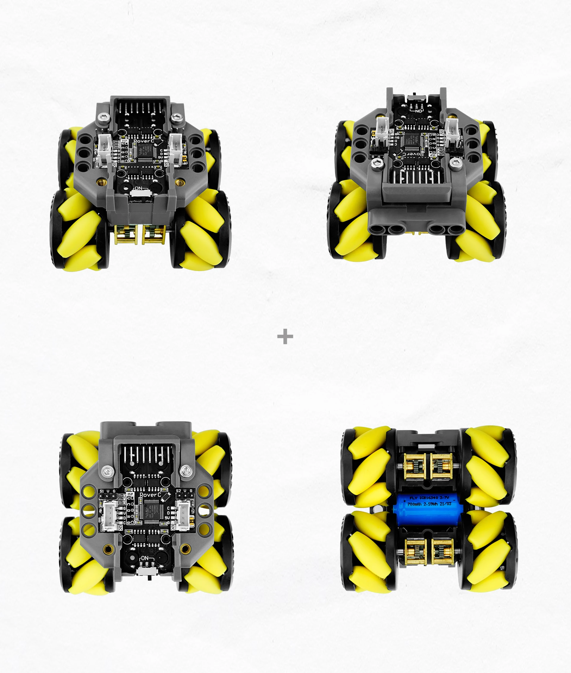 Official RoverC Pro(Without M5StickC)