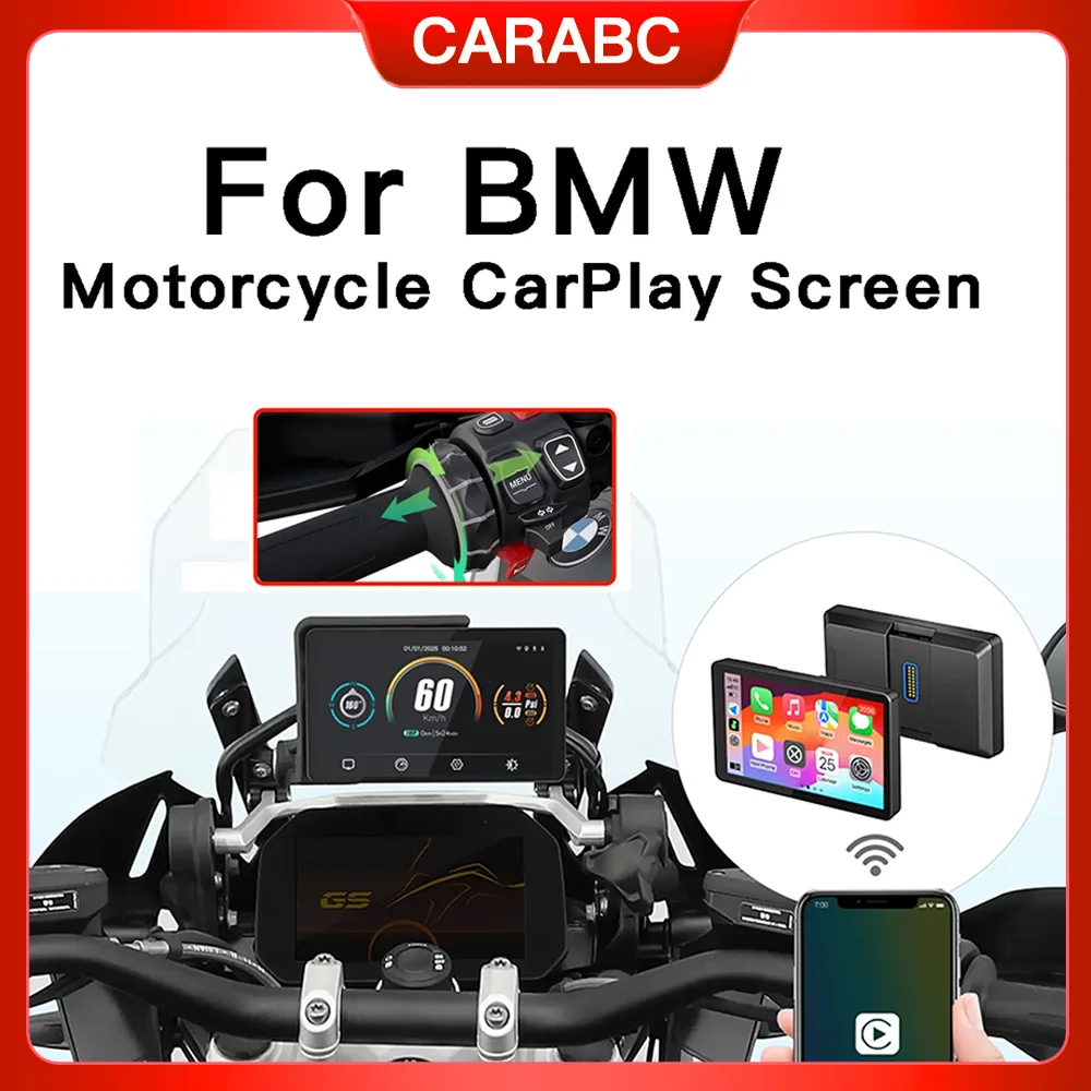 Per BMW moto R1200GS R1250GS R1300GS ADV R1000 XR S1000 carplay wireless Android auto accessori per schermi di navigazione GPS