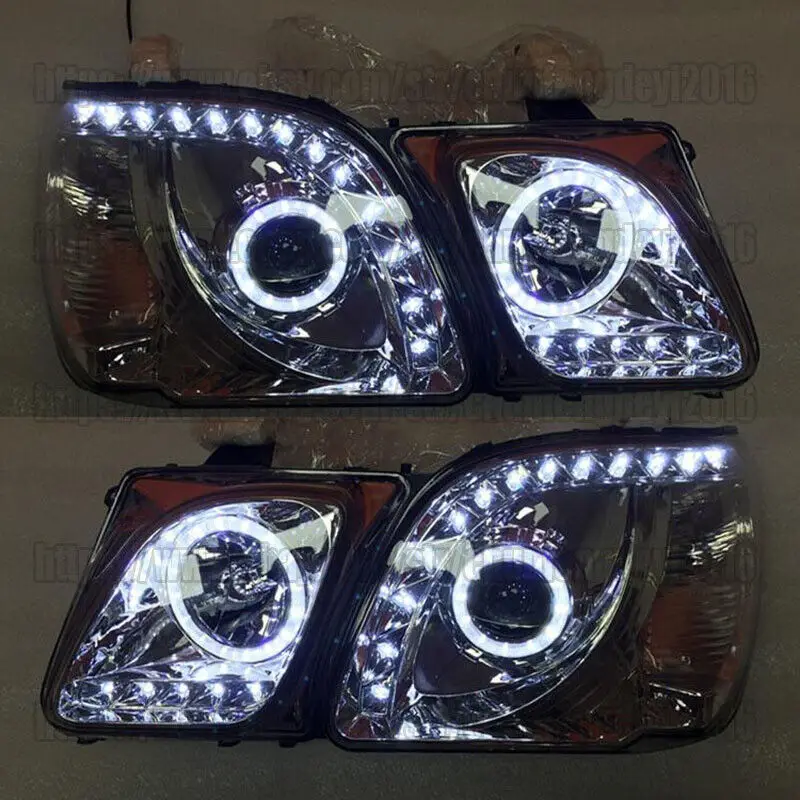 For Toyota Lexus LX470 UZL100 LC100 19982007 2PCS LED Headlights Head