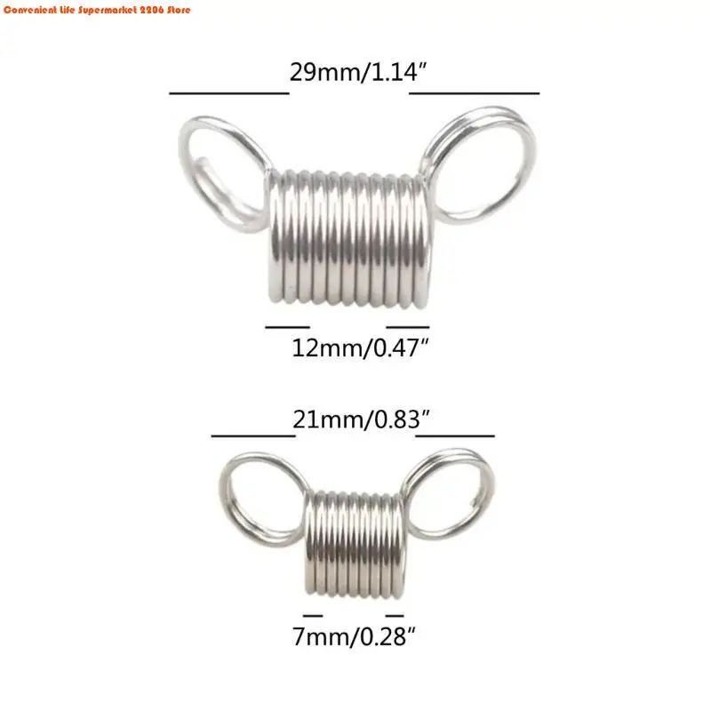 10 Pcs Beads Stopper Mini Spring Clamps Creative Bead Wire Ends Jewelry Making Tool for DIY Handmade Bracelets Necklace