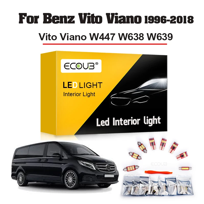 2pcs LED Dual Mode Turn Signal+Daytime Running Light DRL Accessories Canbus  For Mercedes Benz Vito W639 W638 1996-2008 - AliExpress