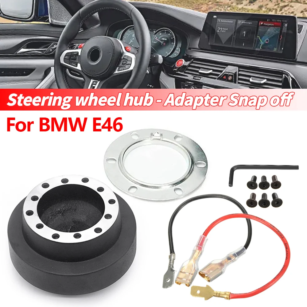 20mm Auto Lenkrad Hub Adapter Snap Off Boss Kit Quick Release Set Für BMW E46 Für MOMO OMP Lenkrad hubs