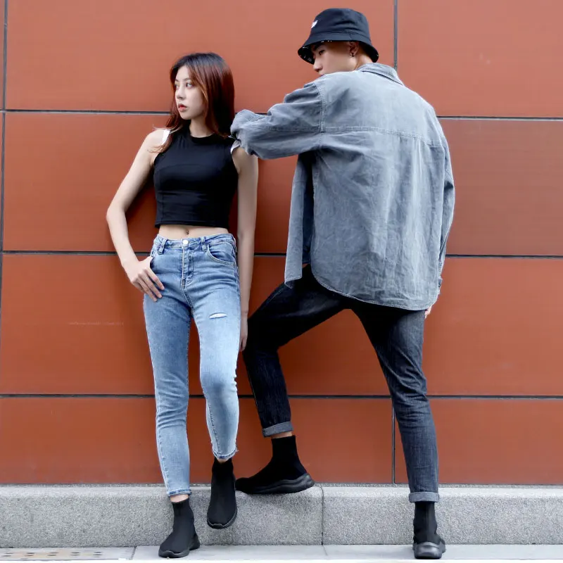 하이 탑 양말 운동화 남성 유행 힙합 스포츠 신발 여성 메쉬 통기성 조깅 신발 특대 운동화 남성 신발