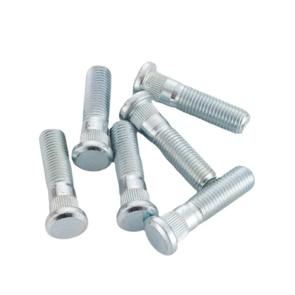 10 pcs Car Wheel Bolts M12x1.5 49mm/43mm Length 12x 1.5mm Wheel Studs and a 12.3mm Knurl wheel lug bolts