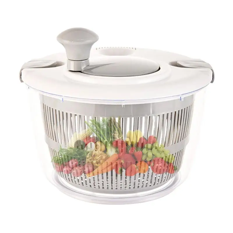 

Salad Spinner Dryer Vegetable Drain Basket Food Dehydrator Quick Drying Strainer Basket Kitchen Gadgets for Home Supplies