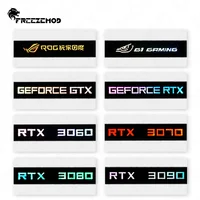FREEZEMOD GPU Panel boczny RTX3090 GTX ROG ozdoba PC karta graficzna płyta wiara lampa chłodnica wodna AURA synchronizacja chłodzenie cieczą ARGB 5