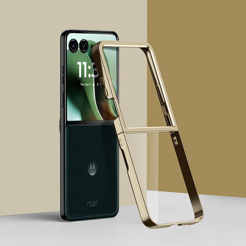 Ultra Thin Electroplated Transparent Shockproof Phone Case - Hard PC Cover