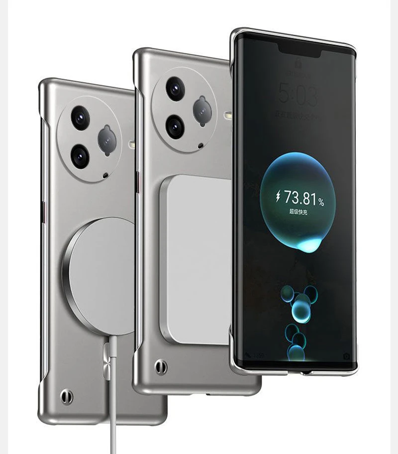 Luxury Ultra Thin Magnetic Metallic Frameless Phone Case - Matte Shockproof PC Cover