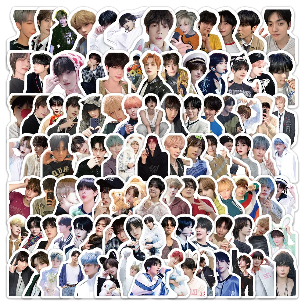K-POP TOMORROW X TOGETHER Cartoon Graffiti Sticker Set - 100PCS