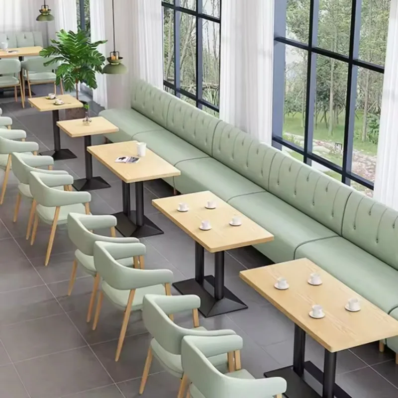Modern Cafe Shop Restaurant Furniture Chairs Booth Seating PU Wood for Dining Bar Pink Chair Nordic Chair Кресло Для Гостиной