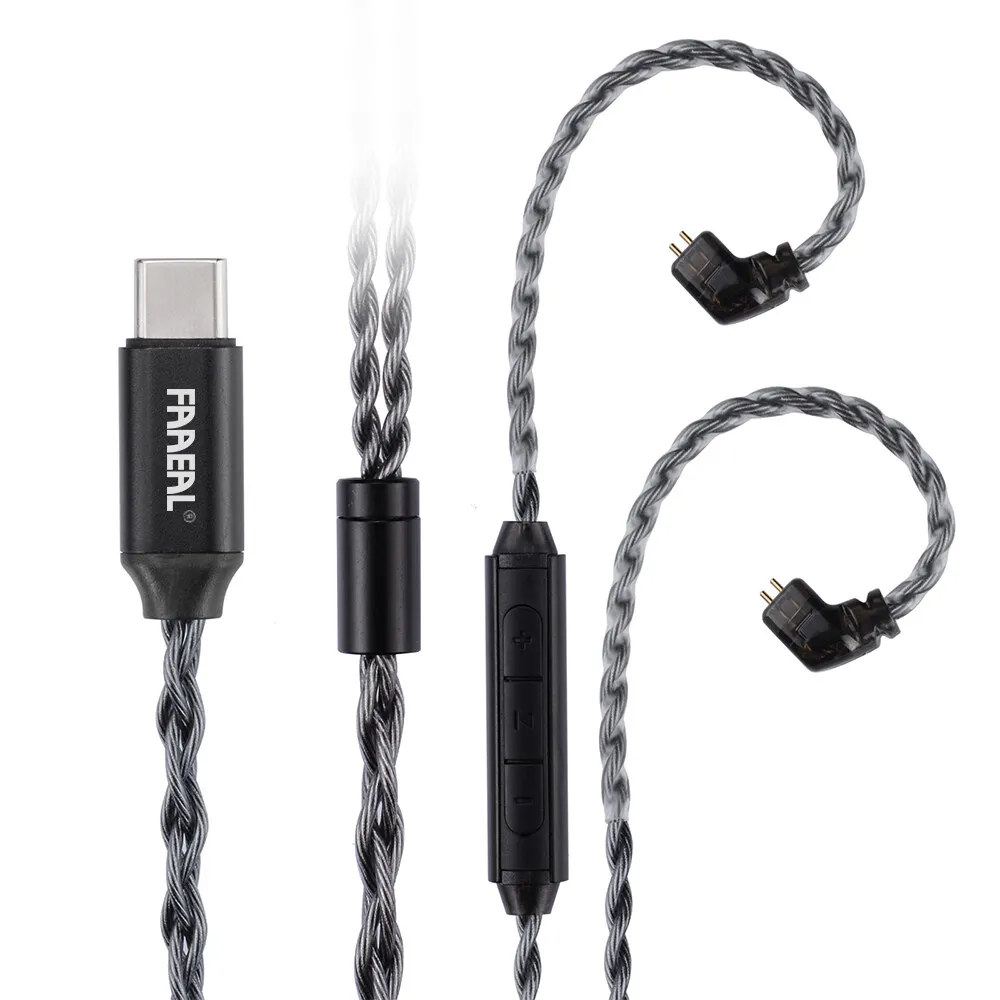 FAAEAL Earphone Cable With Mic Headphone Replacement