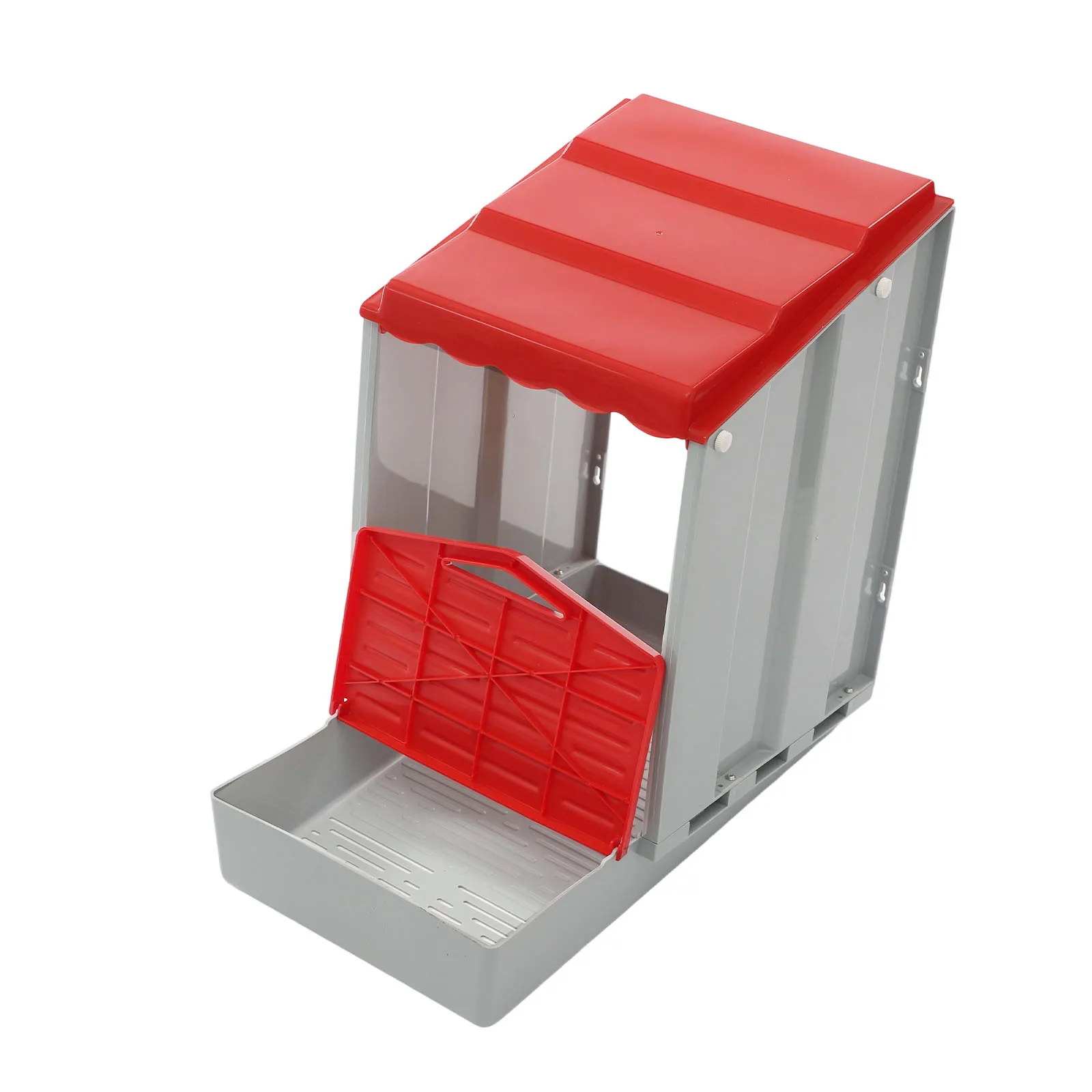 Rote 4-Gitter-Hühner-Ei-Legen-Hühner-Nestbox mit 4 Fächern, Hähnchen-Nistbox, Hühner-Legbox mit Eier-Sammlung für Hühner – Detail 9