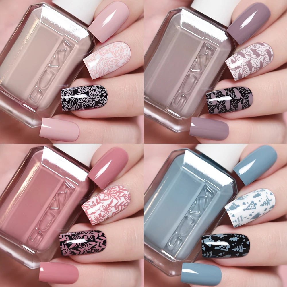 24 Colors Nail Stamping Polish Gold Silver Nails Art Varnish Stamping Plate DIY Nail Printing Polish Art Tools 11ml