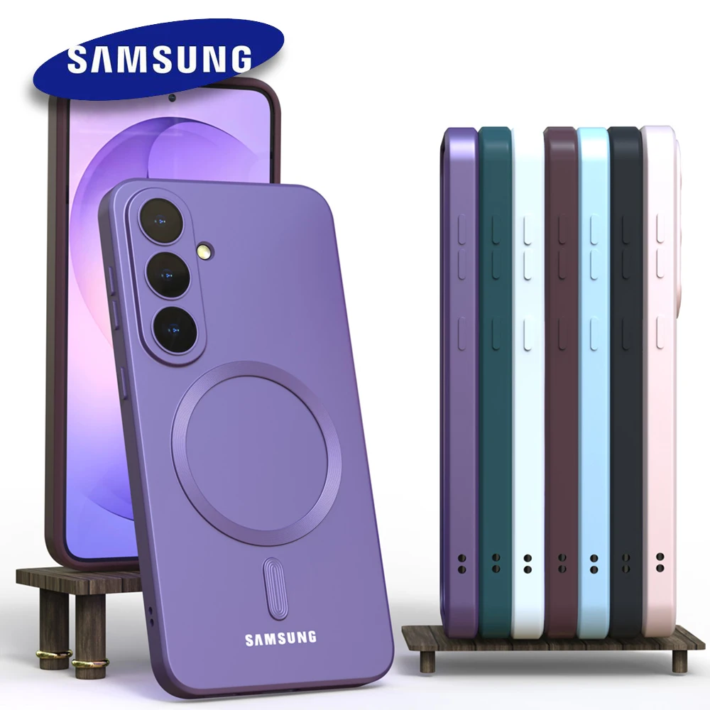 Magnetic Liquid Silicone Phone Case with Magsafe Compatibility