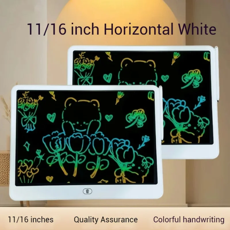 11/13/16 pollici LCD grande schermo tavolo da disegno tavoletta da scrittura cifre lavagna magica strumento di pittura giocattoli per bambini gioco del cervello regalo per bambini - immagine 3