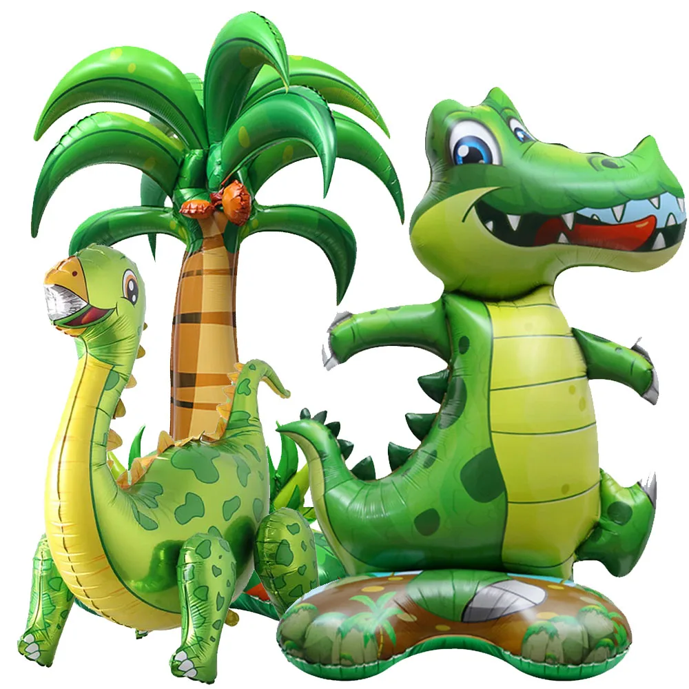 Standing Dinosaur Balloon Tyrannosaurus Balloons Jurassic Dino Birthday